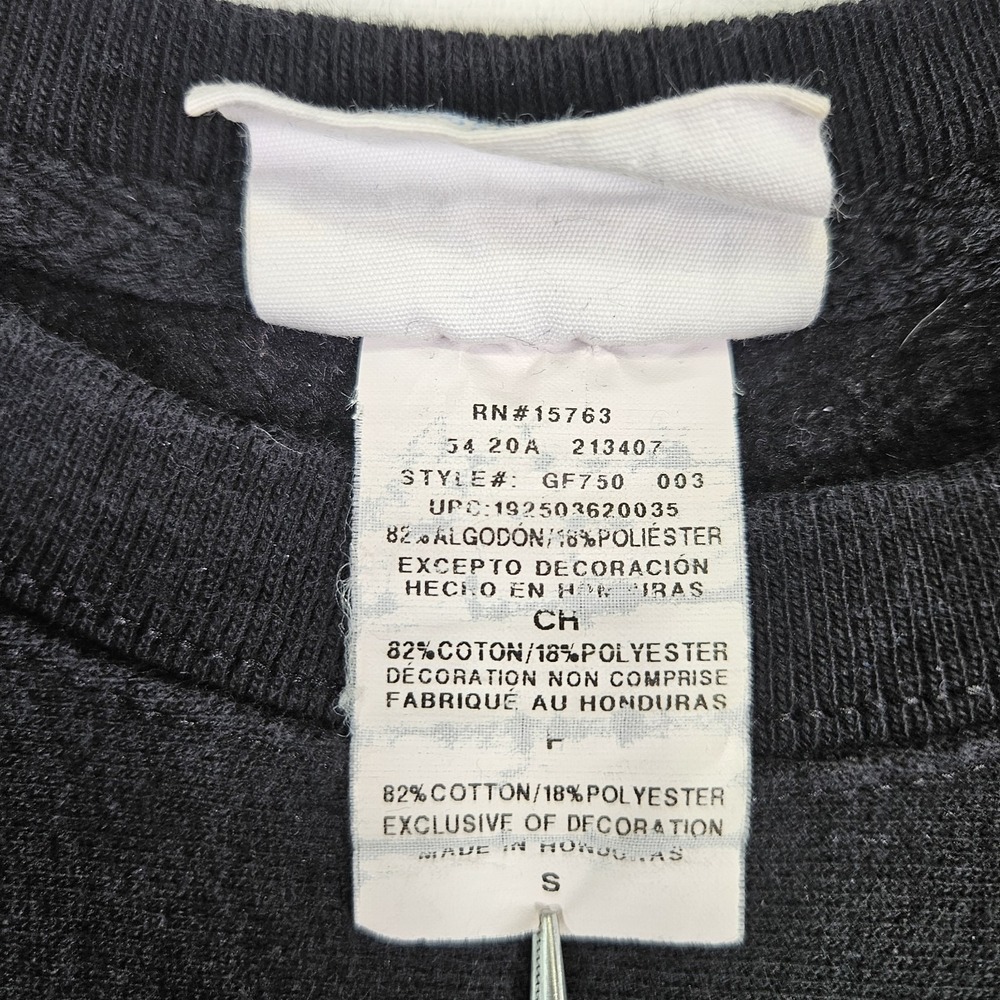 Champion Sweatshirt Mens Small Black‎ Pullover Fleece Logo Reverse Weaver Unisex - Picture 5 of 9